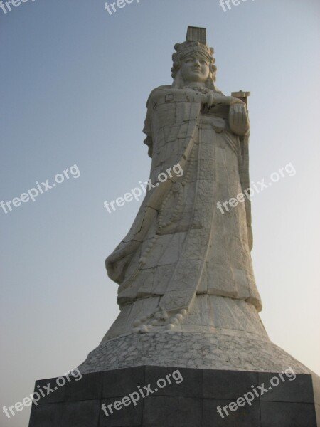 Tin Hau Temple A-ma Statue Macau Free Photos