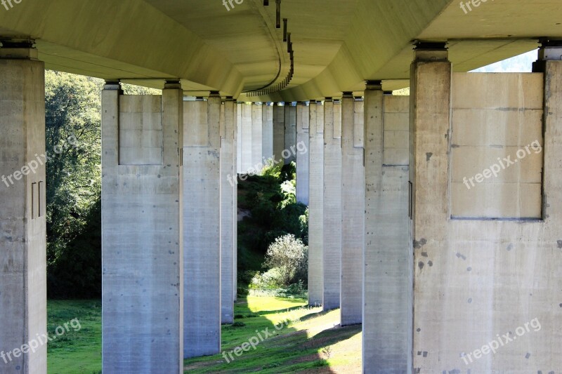 Highway A44 Bridge Breuna Northern Hesse