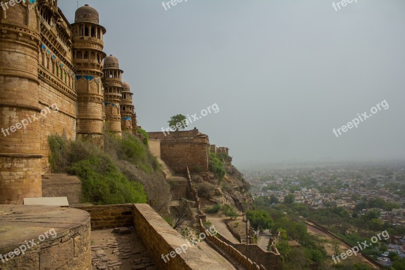 Rajasthan Fort Sand India Asia