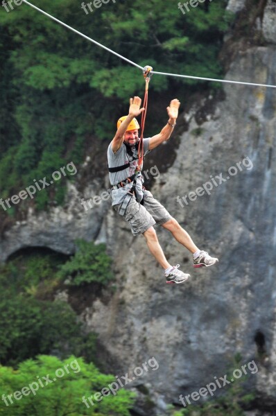 Flying Fox Zip-line Adventure Venture Courage