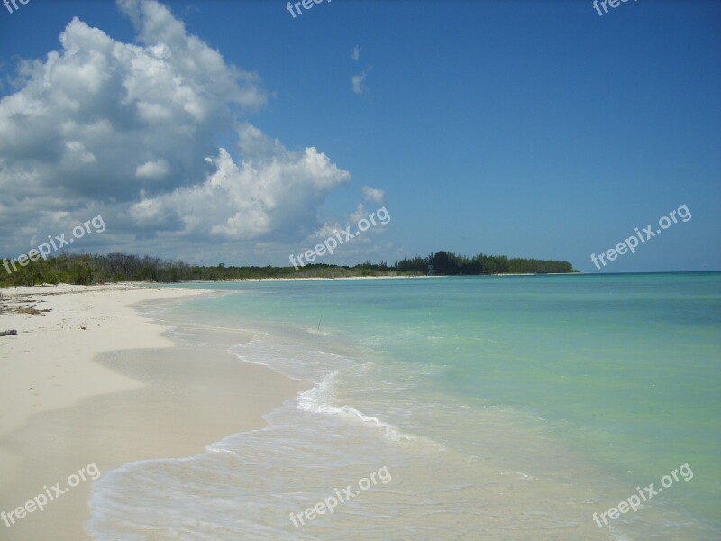 Beach Paradise Cuba Caribbean Travel