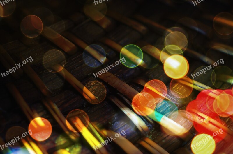 Background Texture Weave Colour Lights