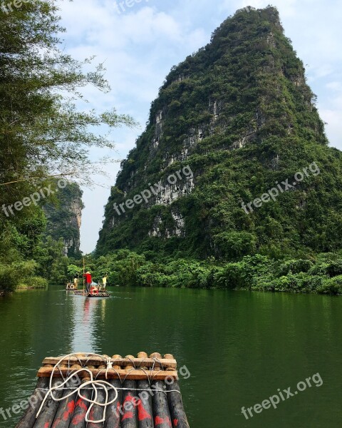 China Guilin Guanxi Asia Landscape