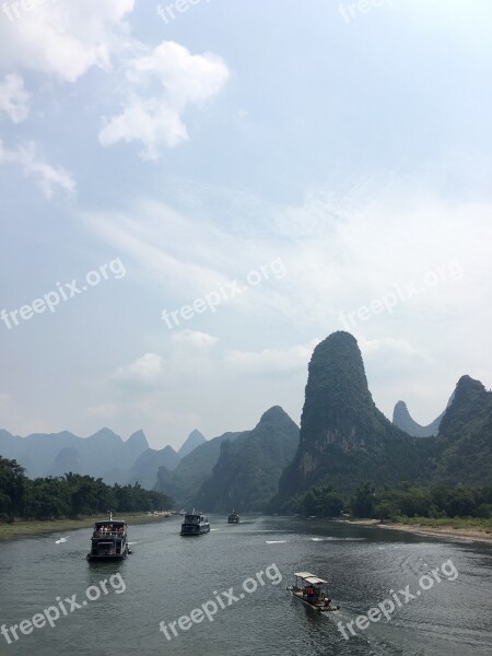 China Guilin Guanxi Asia Landscape