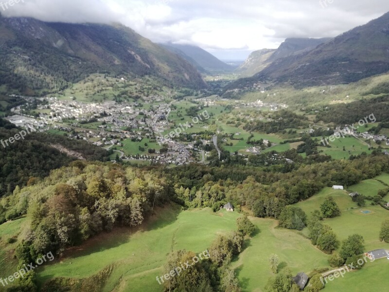 Mountain Landscape Panoramic Valley Mountain Panorama