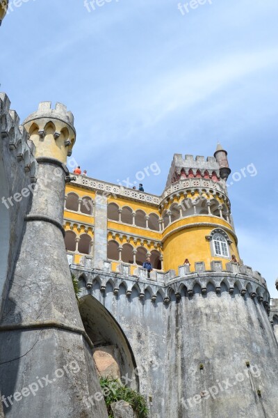 Portugal Sintra Castle View To