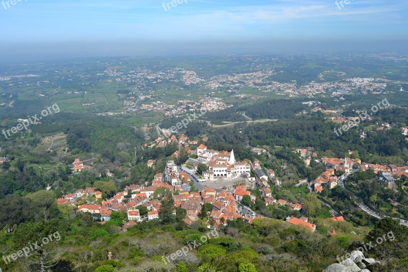 Portugal Sintra Panoramic View Tourism