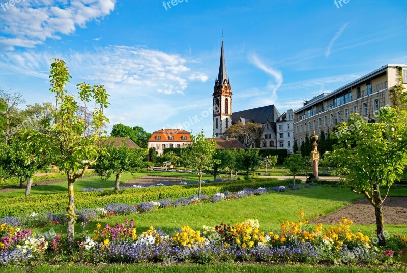 Prince Georgs-garden Darmstadt Hesse Germany Garden