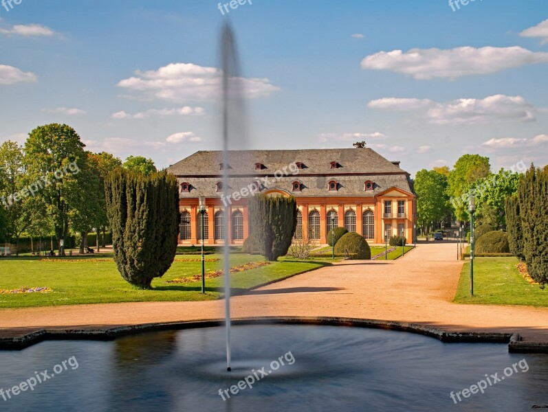 Orangery Architecture Fountain Water Places Of Interest