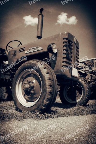 Tractor Oldtimer Old Agriculture Agricultural Machinery