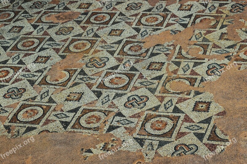 Cyprus Paphos Ayia Kyriaki Chrysopolitissa Mosaic Art