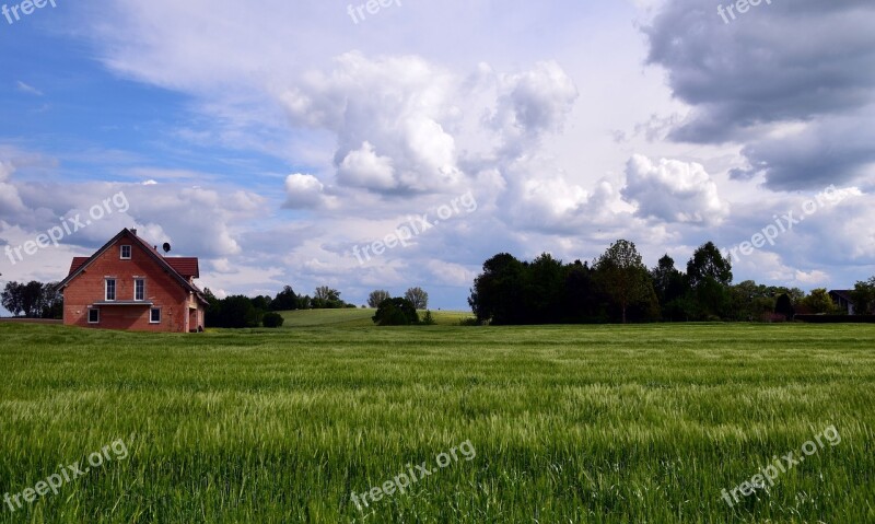 Landscape Bavaria Nature Sky Clouds