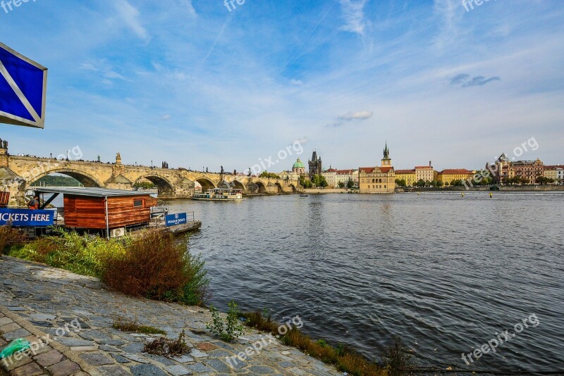 Prague Charles Bridge Czech Travel