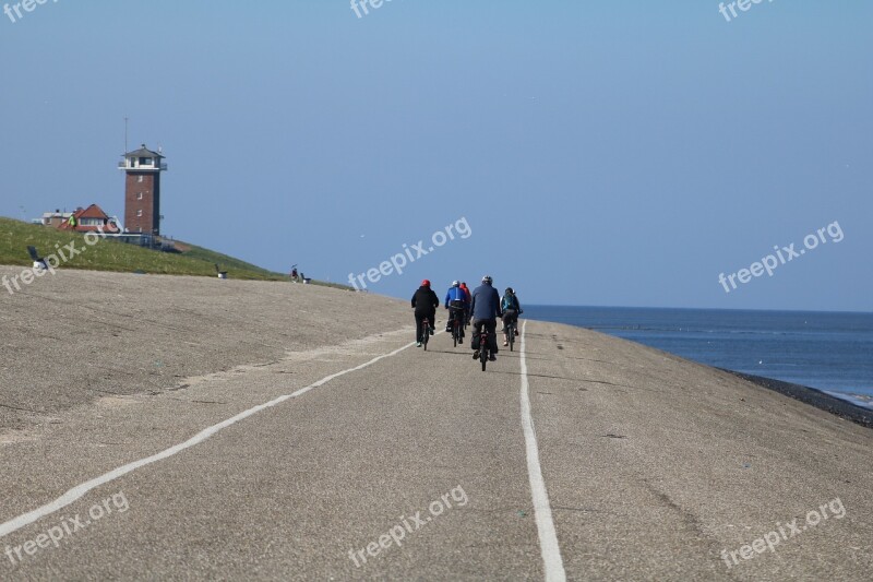 Levee Bike Path Texel Low Country The Island Of Texel Vacations