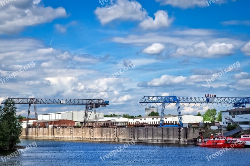 Port Harbour Cranes Inner Harbour Crane Harbour Crane