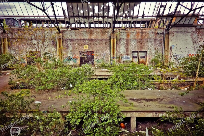 Lost Places Old Decay Ruin Railway Depot