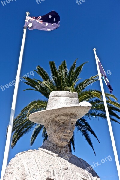 Statue Soldier Monument Remembrance Australia