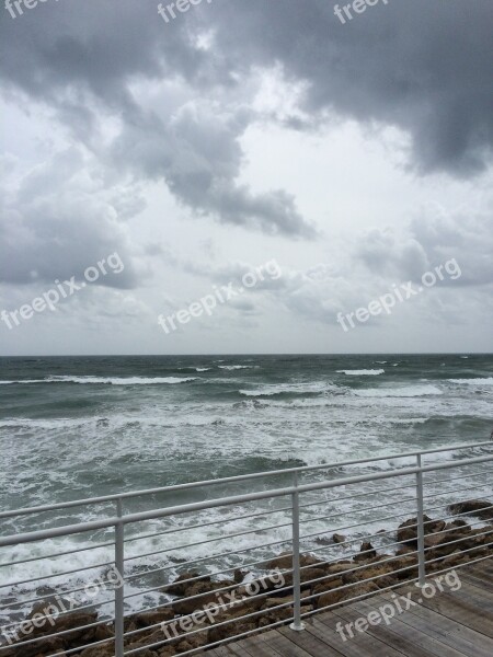 Storm Cloud Atlantic Ocean Ocean Outdoor Clouds