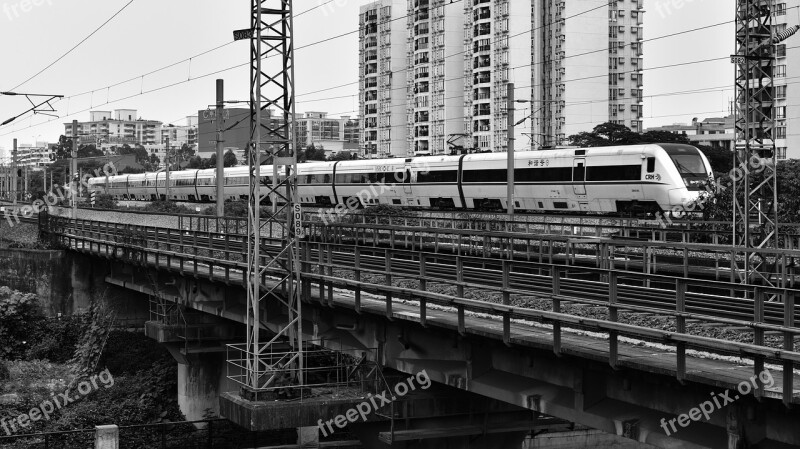 High Speed Rail Harmony Beijing-kowloon Railway Free Photos