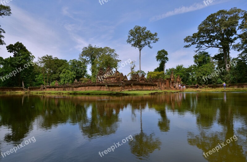 Siem Reap Queen Palace The Water Free Photos