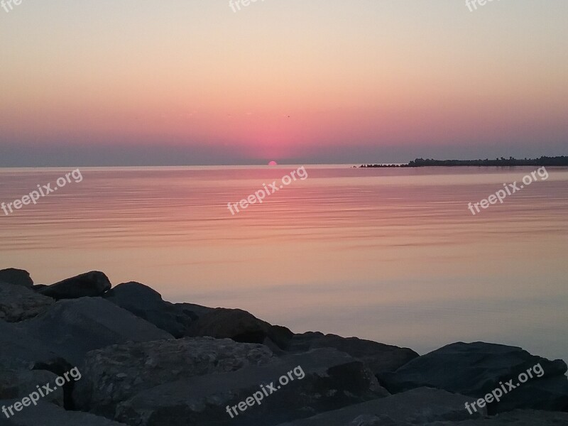 Summer Sea Black Sea Sunrise Vacation