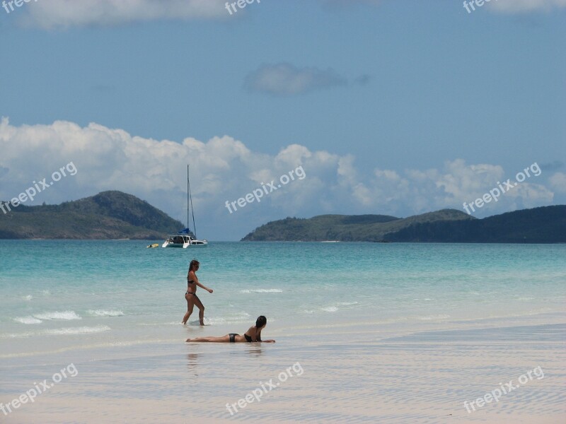 Whitsunday Islands Queensland Whitehaven Free Photos