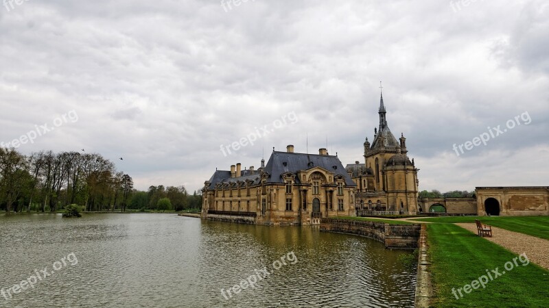 Chateau Chantilly Picardy France Free Photos