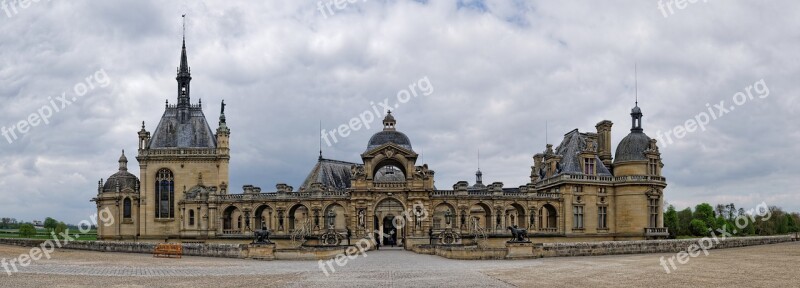 Chateau Chantilly Picardy France Free Photos