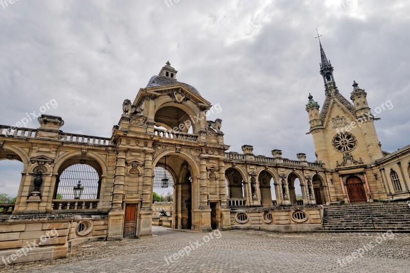 Chateau Chantilly Picardy France Free Photos