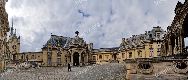 Chateau Chantilly Picardy France Free Photos