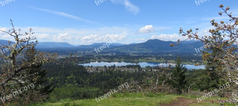 Spring View Nature Landscape Vista