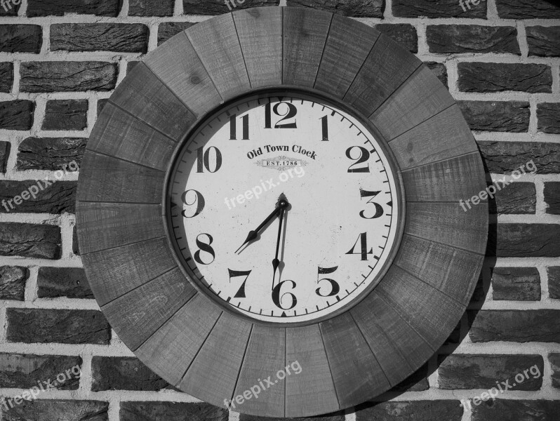 Clock Antique Time Of Time Old