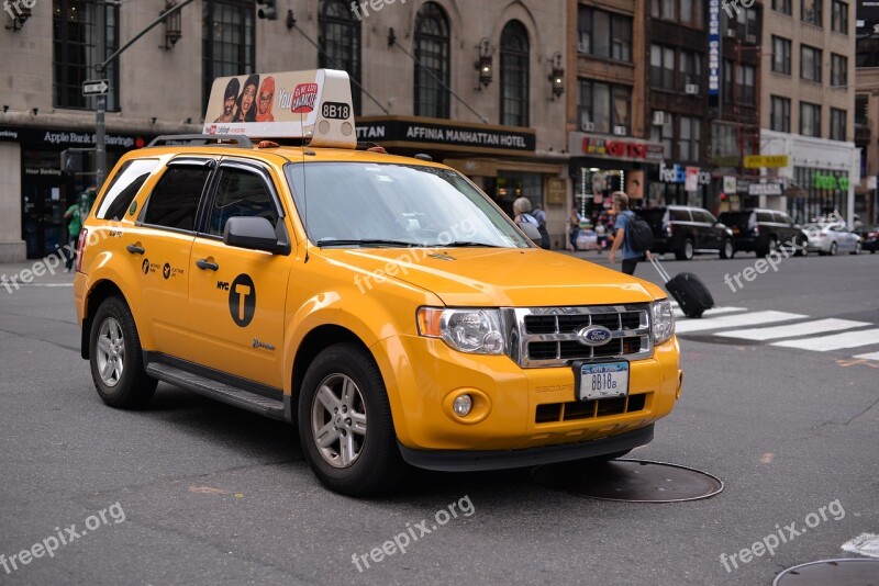 Newyork Ny New York United States Yellow Cap