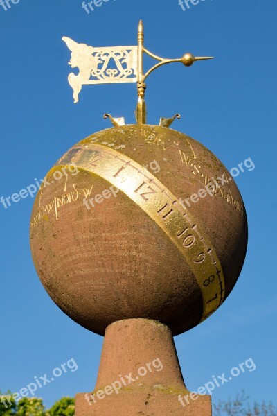 Weather Station Darmstadt Hesse Germany Prince Georgs-garden