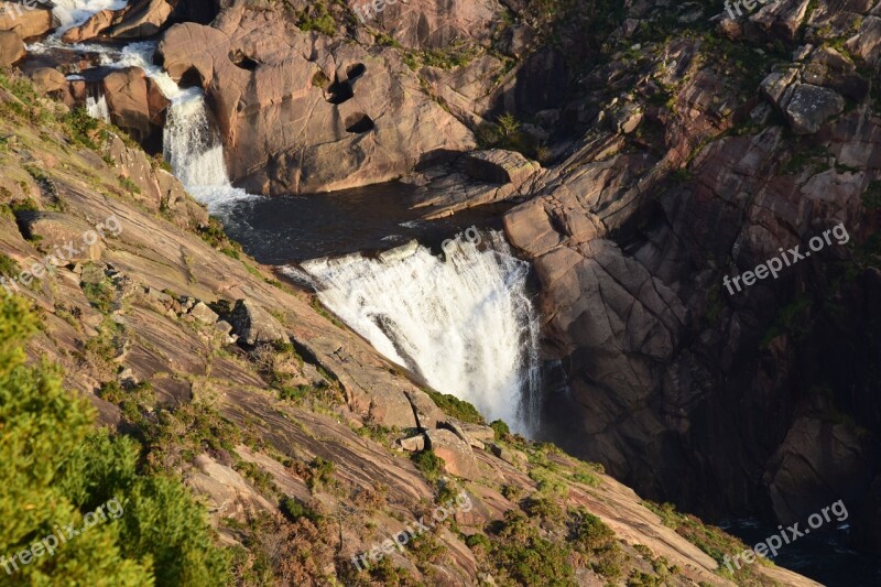 Ezaro Waterfall Water Free Photos