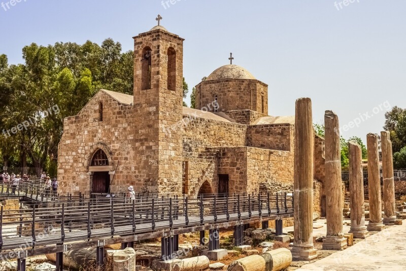 Cyprus Paphos Ayia Kyriaki Chrysopolitissa Church Orthodox