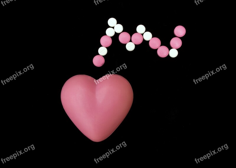 Heart Soap Pills Love Shape