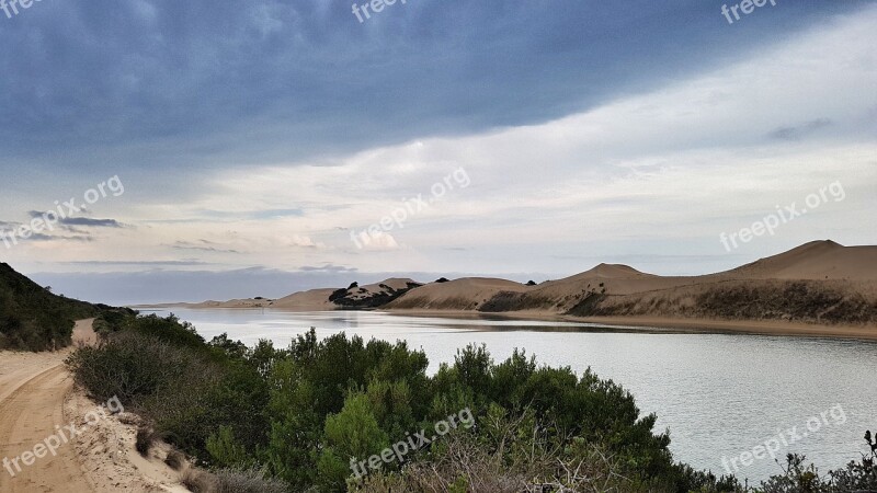 Dune River Sand Beach Lake Sand