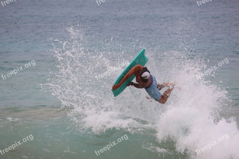 Surfer Sea Maui Free Photos