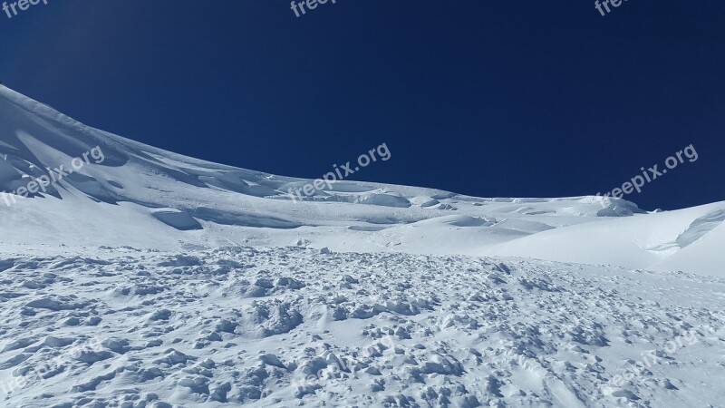 Glacier Crevasses Seracs Glacier Crash Ice