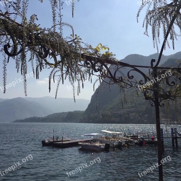 Lake Como Lombardy April Free Photos