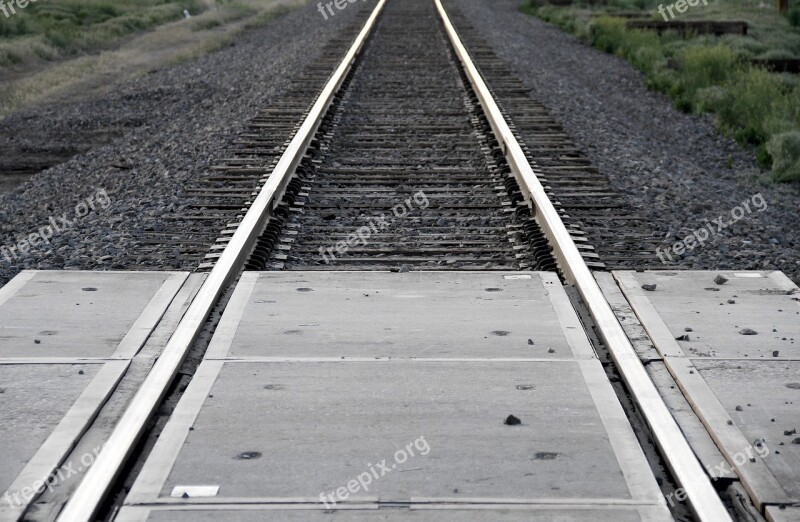 Tracks Railroad Railway Transportation Rail