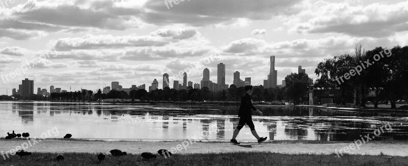 Melbourne Albert Park City Lake Water