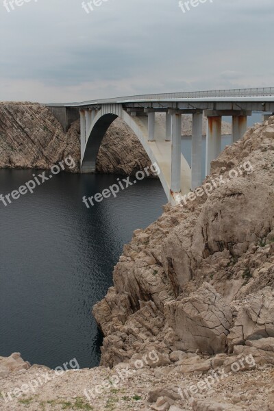 Bridge Sea Water Be Rock