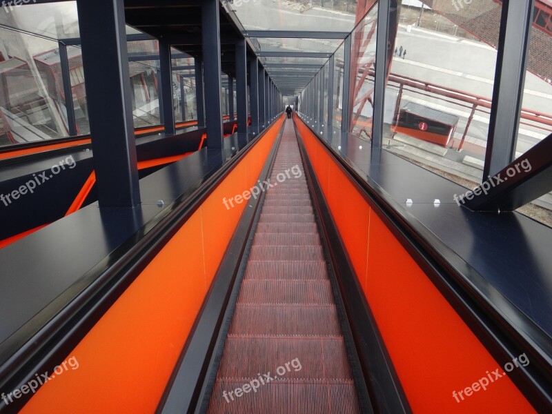 Escalator Stairs Bill Zollverein Eat