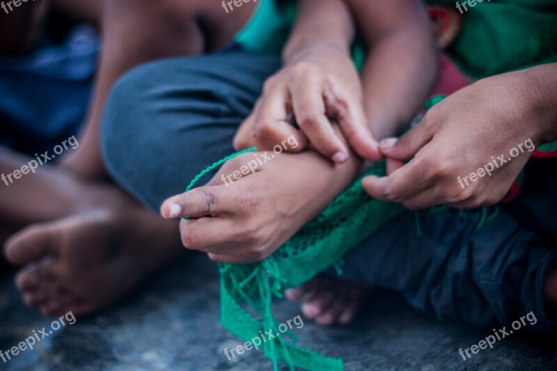 Hand Gesture Pointing Sign People