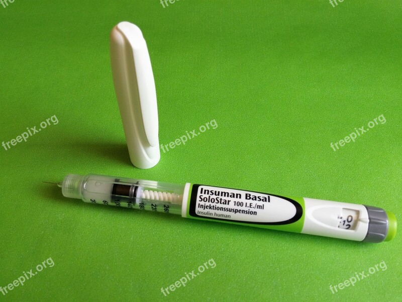 Insulin Diabetes Feed Health Syringe