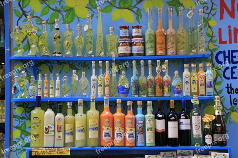 Sorrento Bottles Limoncello Lemon Alcohol