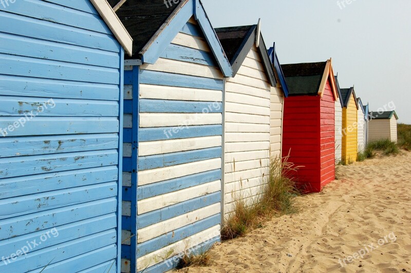 Southwold Beach Hut Coast England Seaside