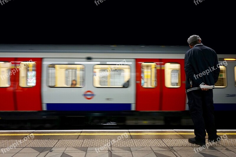 Train Tube Underground Transport Metro